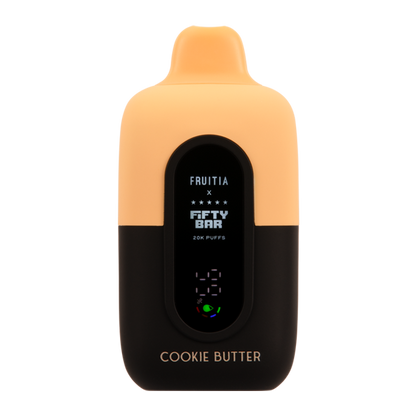 Cookie Butter FRUITIA X Fifty Bar 20K Vape