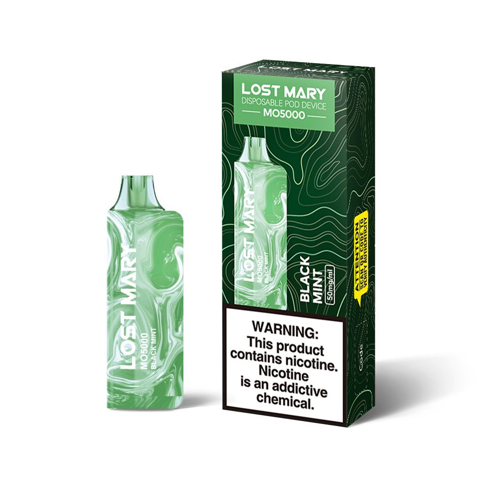 Black Mint Lost Mary MO5000 - Vapefiniti - Disposables - LM MO5000