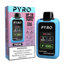 Blue Razz + Blue Razz Ice Pyro Duo 30000 - Vapefiniti - 