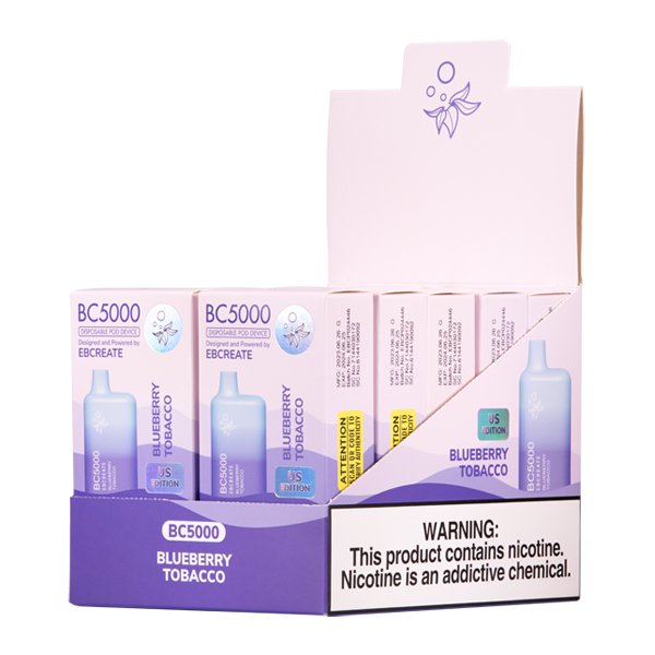 Blueberry Tobacco BC5000 - Vapefiniti - Disposables - EB5000