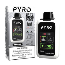 Clear + Flavorless Pyro Duo 30000 - Vapefiniti - 