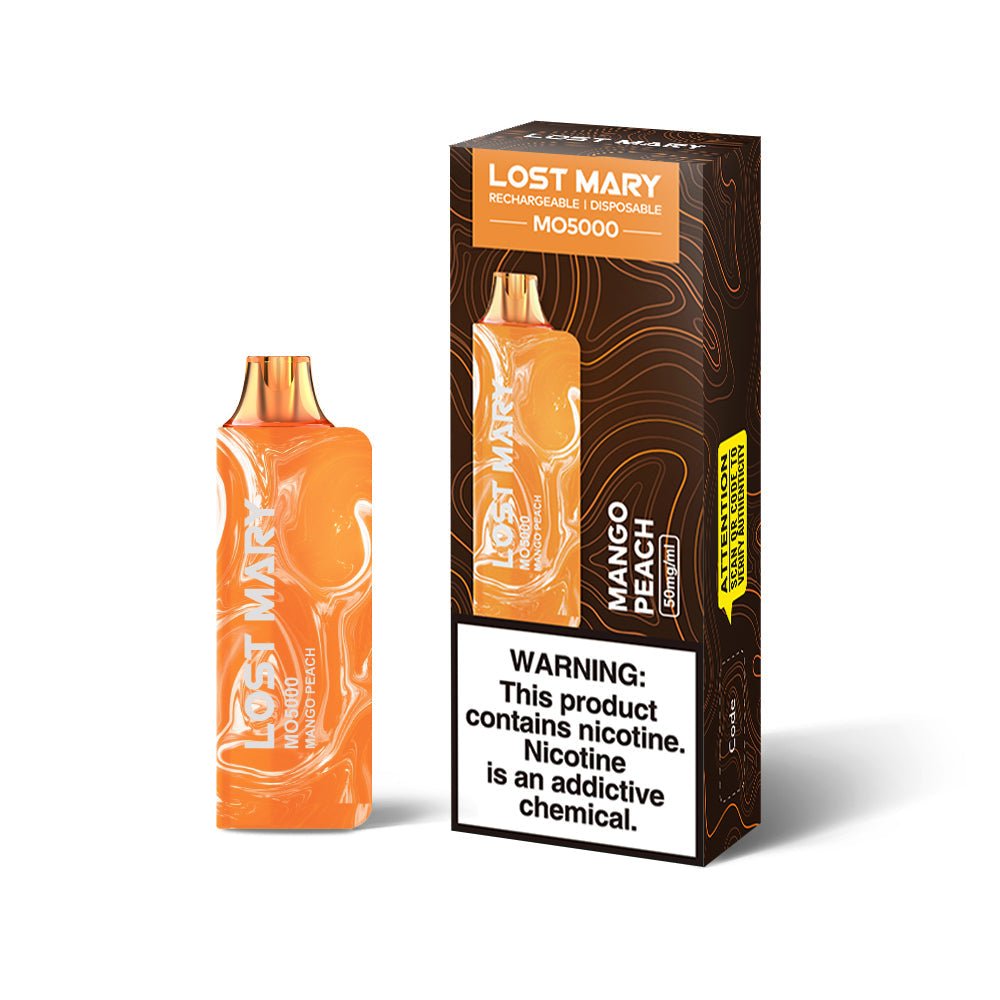 Mango Peach Lost Mary MO5000 - Vapefiniti - Disposables - LM MO5000