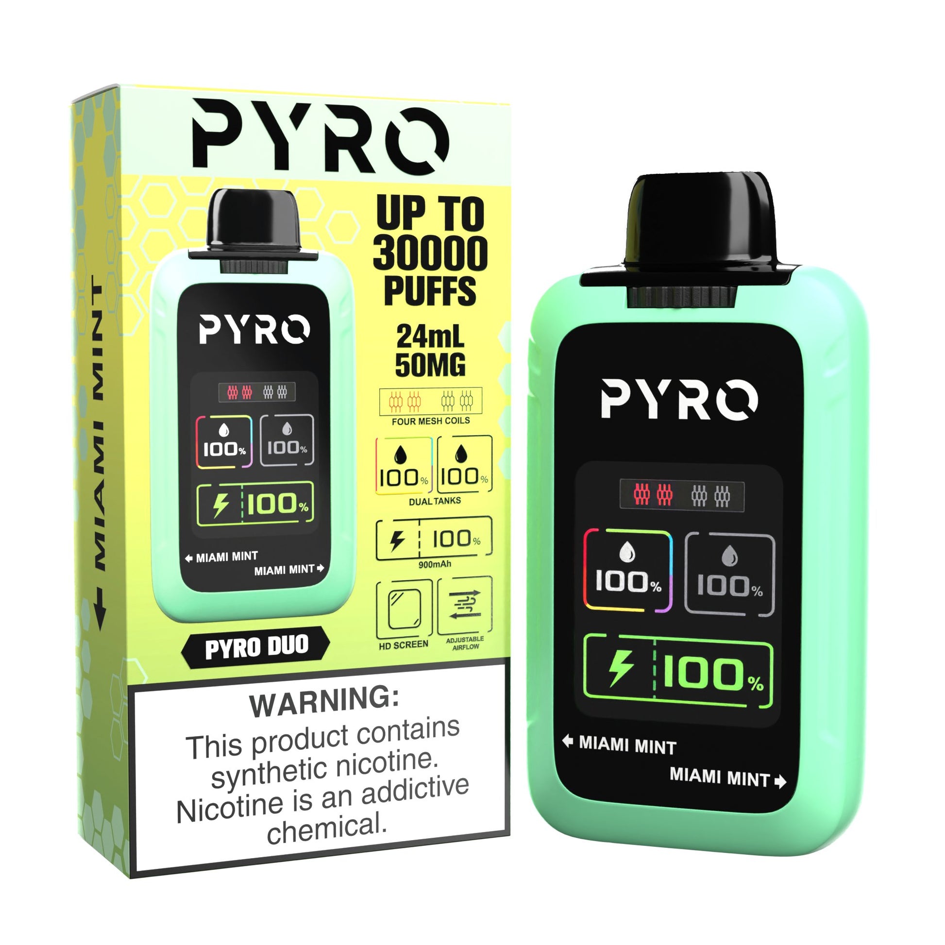 Miami Mint Pyro Duo 30000 - Vapefiniti - 