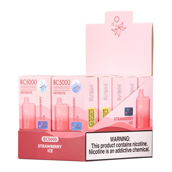 Strawberry Ice BC5000 - Vapefiniti - Disposables - EB5000