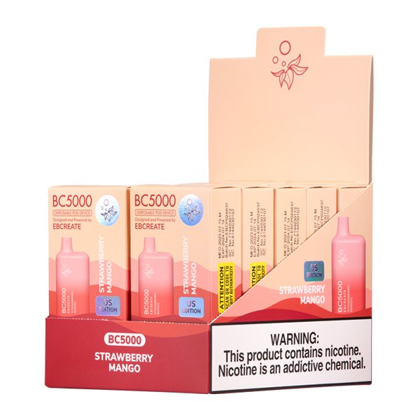 Strawberry Mango BC5000 - Vapefiniti - Disposables - EB5000