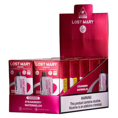 Strawberry Watermelon Lost Mary OS5000 Luster - Vapefiniti - Disposables - LM OS5000 Luster