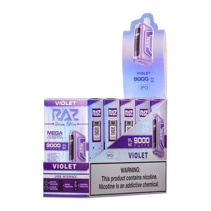 Violet RAZ TN9000 - Vapefiniti - Disposables - RAZ TN9000