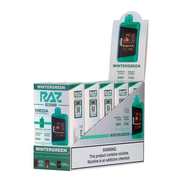 Wintergreen RAZ DC25000 - Vapefiniti - Disposables - RAZ DC25000